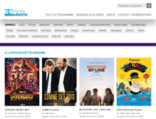 Tablet Screenshot of cinema-adalric.com
